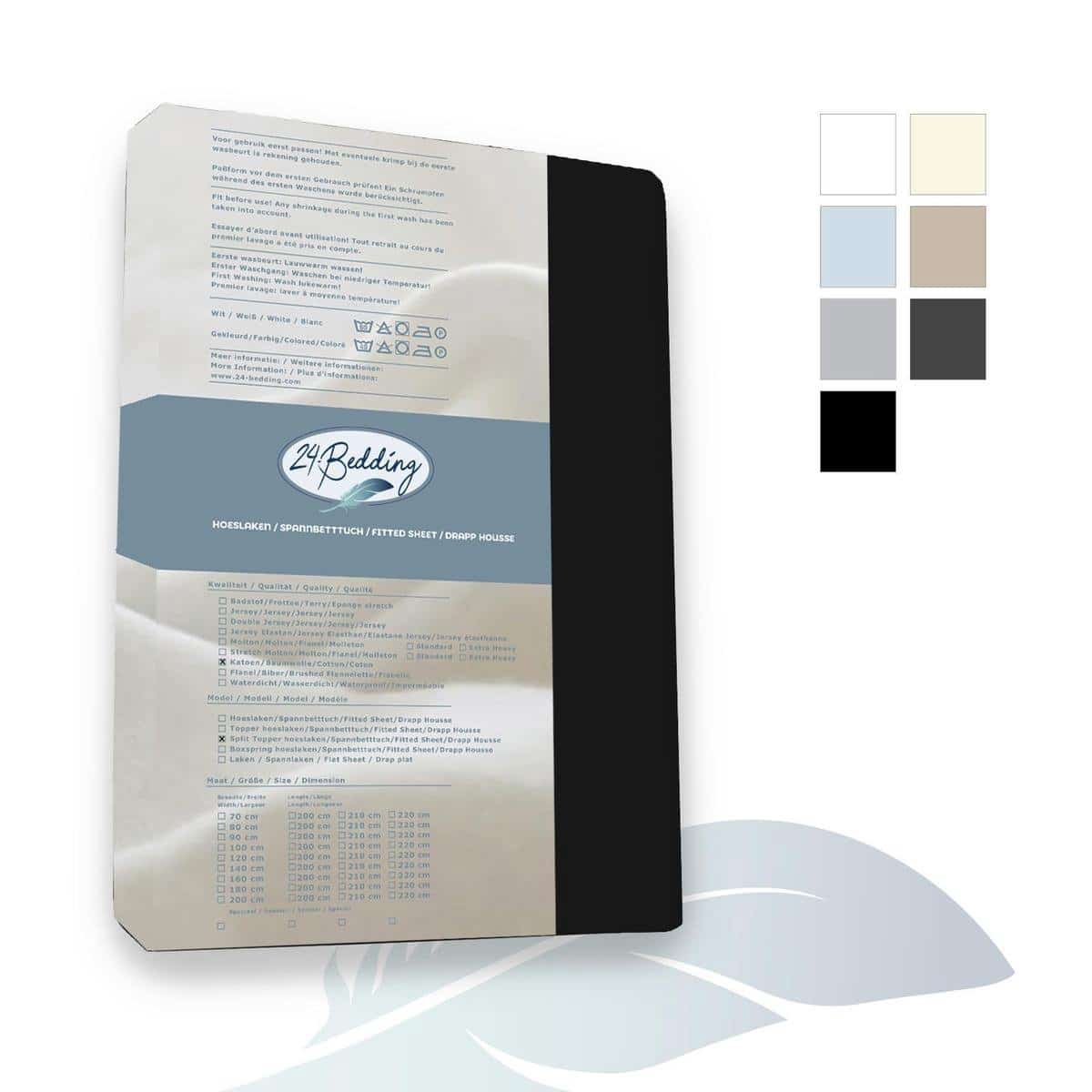 24-Bedding Splittopper Hoeslaken