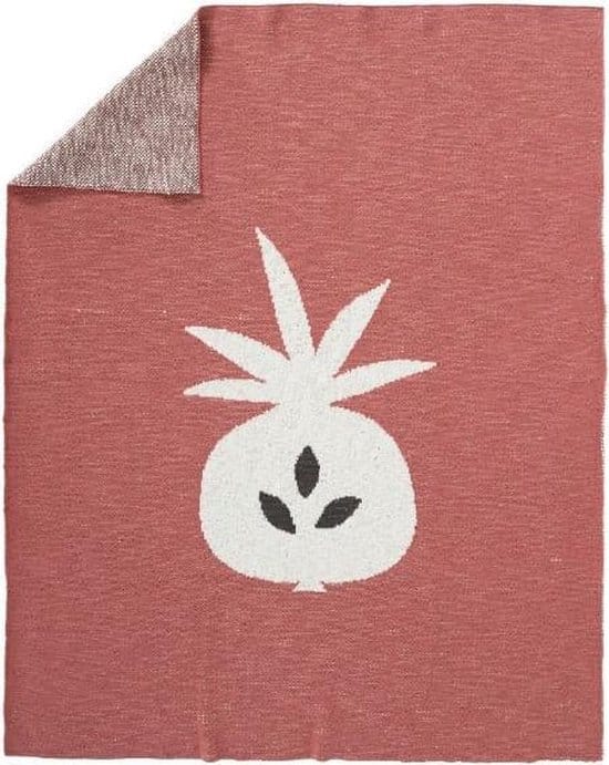 Fresk Pineapple Gebreide Babydeken