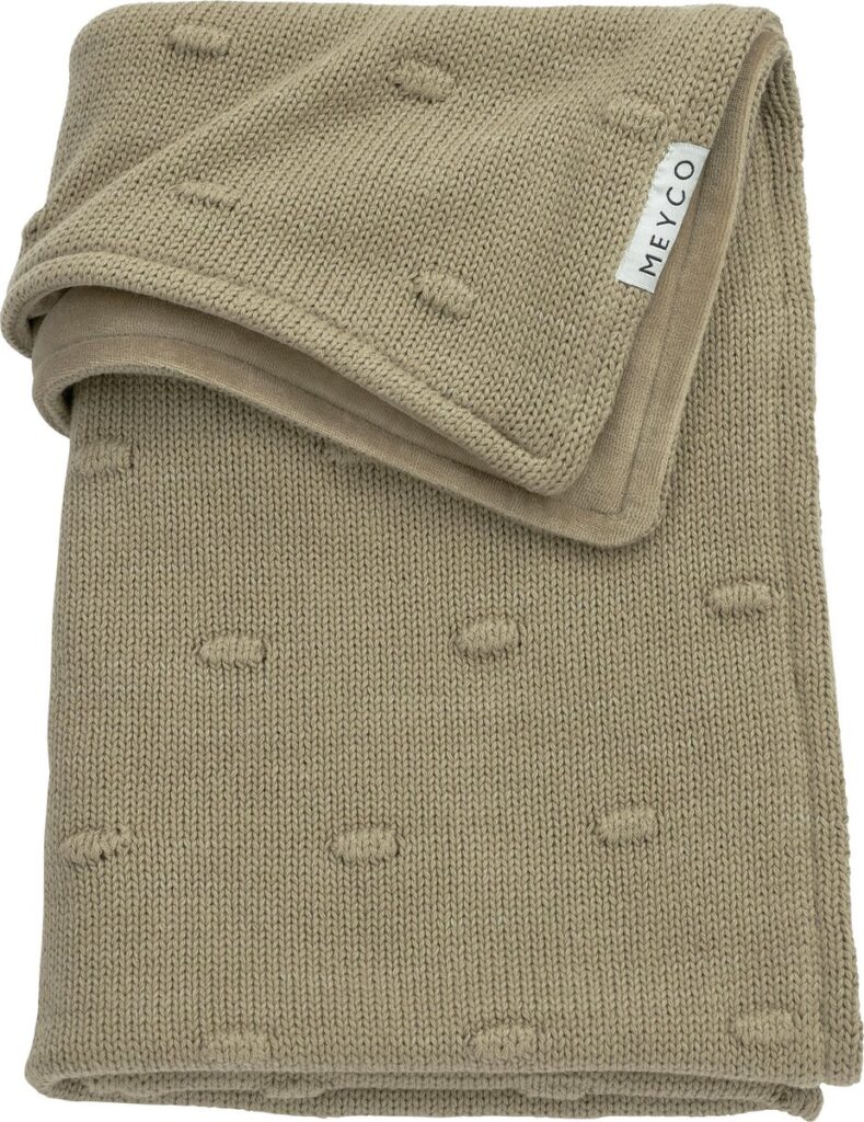 Meyco - Wiegdeken velvet knots